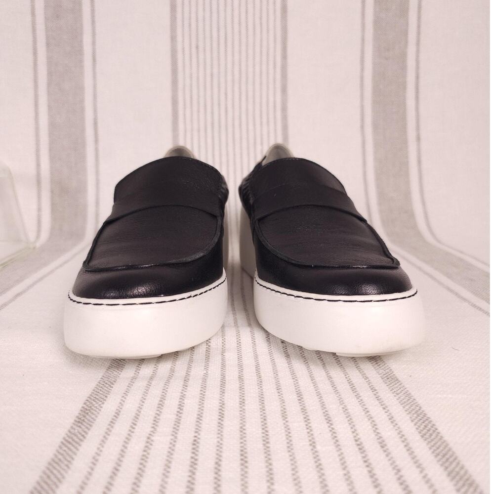 FLY London Loafer Shoes DULI620FLY Womens 9 Black Leather Platform Slip On - Picture 4 of 10